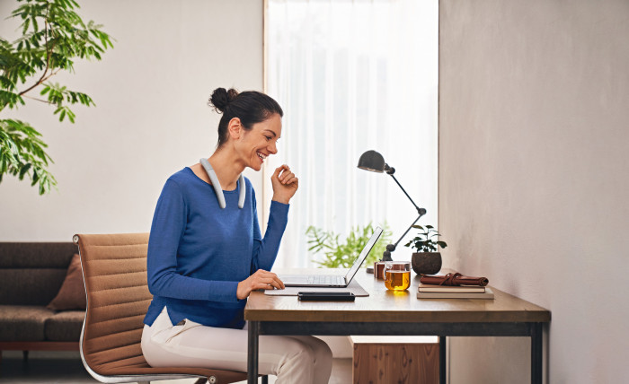 Nacken-Lautsprecher SRS-NB10 (Bild: Sony)